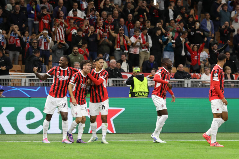 September 17, 2024, Milan, Lombardy, Italy: CHRISTIAN PULISIC of AC MILAN reacts to scoring his side first goal during the Matchday 1 of 8 of the UEFA Champions League 2024/2025 between AC MILAN and LIVERPOOL FC at San Siro in Milan, Italy (Credit Image: © Mickael Chavet/ZUMA Press Wire)
LIGA MISTRZOW PILKA NOZNA SEZON 2024/2025
FOT. ZUMA/newspix.pl / 400mm.pl
POLAND ONLY!
---
newspix.pl / 400mm.pl