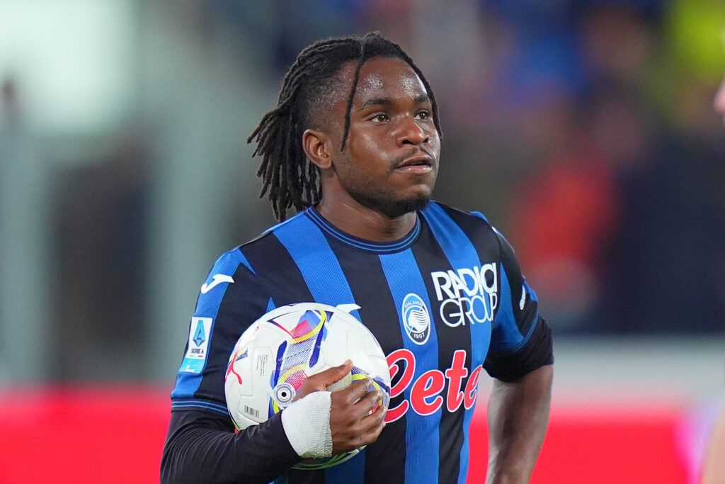 AtalantaÕs Ademola Lookman during the Serie A soccer match between Atalanta and Como   at the Gewiss Stadium in Bergamo, north Italy - Tuesday , September 24 , 2024. Sport - Soccer . (Photo by Spada/Lapresse) (Photo by Spada/LaPresse/Sipa USA)
2024.09.24 
pilka nozna liga wloska
Serie A 2024/2025
Foto LaPresse/SIPA USA/PressFocus

!!! POLAND ONLY !!!