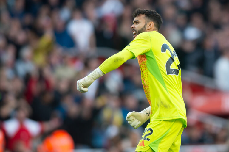 September 28, 2024, Islington, London, England: 28th September 2024; Emirates Stadium, London, England; Premier League Football, Arsenal versus  Leicester City; David Raya of Arsenal celebrates his side victory (Credit Image: © Salvio Calabrese/Action Plus Sports via ZUMA Press Wire)
LIGA ANGIELSKA PILKA NOZNA SEZON 2024/2025
FOT. ZUMA/newspix.pl / 400mm.pl
POLAND ONLY!
---
newspix.pl / 400mm.pl
LIGA ANGIELSKA PILKA NOZNA SEZON 2024/2025