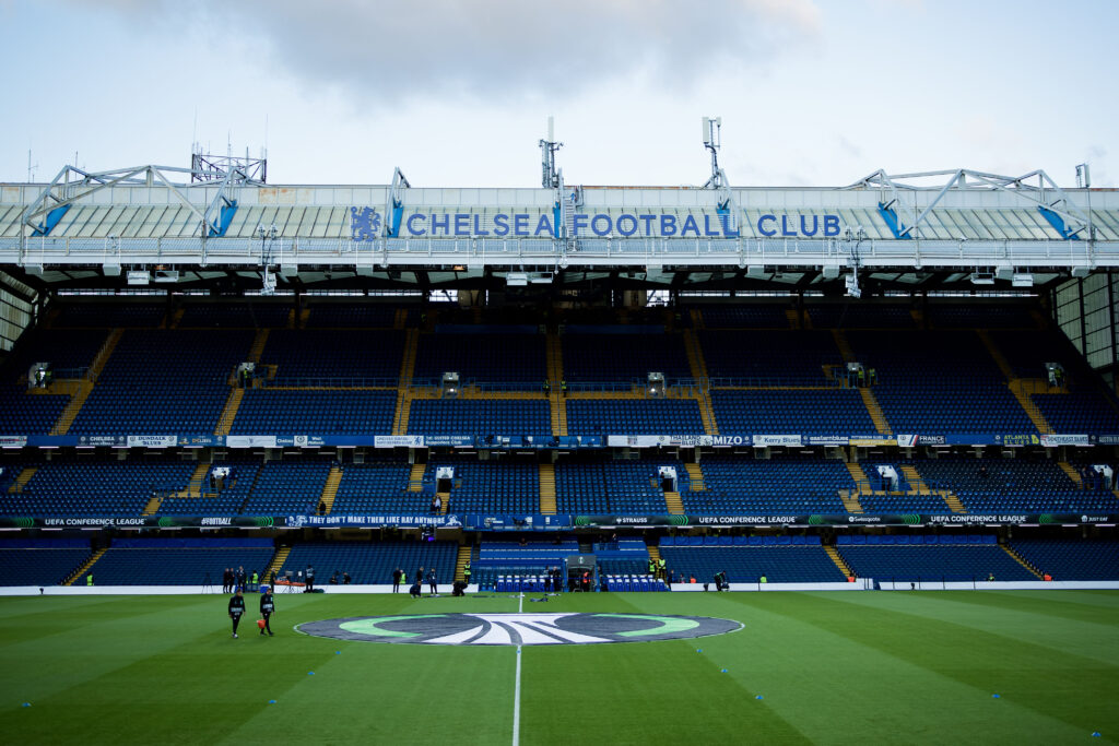 London, England, October 03 2024: Stadium before the UEFA Conference League game between Chelsea and Gent at Stamford Bridge in London, England.  (Pedro Porru / SPP) (Photo by Pedro Porru / SPP/Sipa USA)
2024.10.03 London
pilka nozna liga konferencji
Chelsea - Gent
Foto Pedro Porru / SPP/SIPA USA/PressFocus

!!! POLAND ONLY !!!