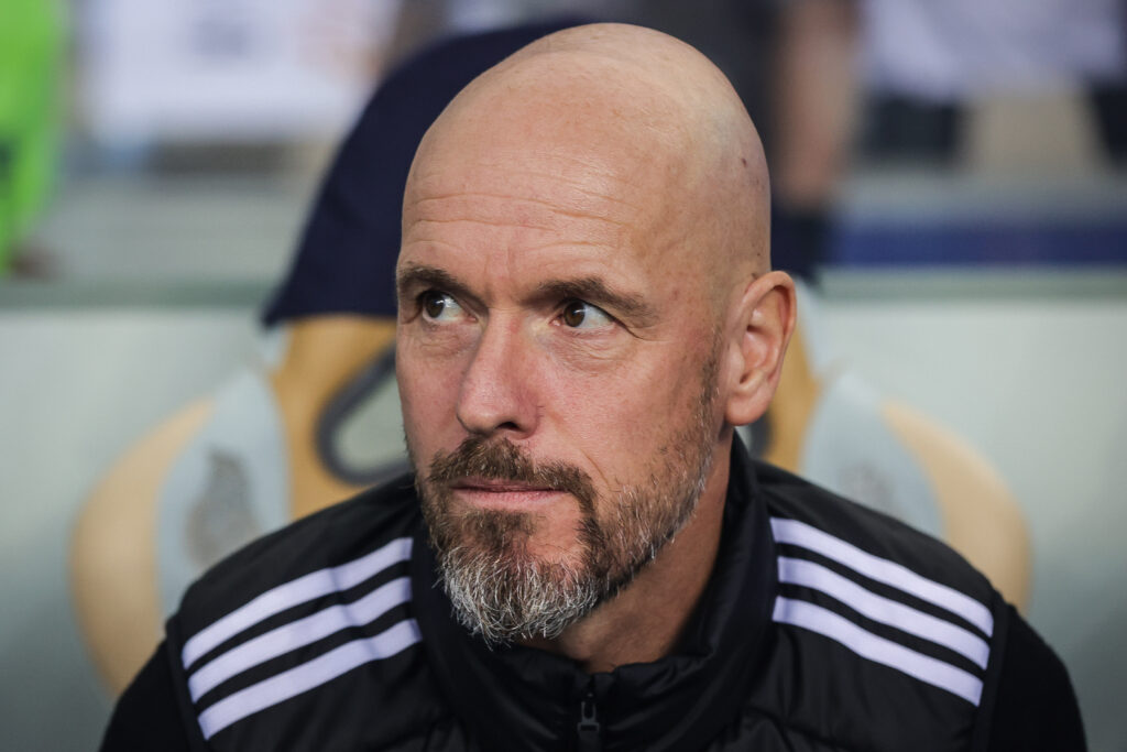 Erik TEN HAG of Manchester United during the UEFA Europa League, League Phase MD2 football match between FC Porto and Manchester United FC on October 3, 2024 at Estadio do Dragao in Porto, Portugal (Photo by /Sipa USA)
2024.10.03 Porto
pilka nozna liga konferencji
FC Porto - Manchester United
Foto IPA/SIPA USA/PressFocus

!!! POLAND ONLY !!!