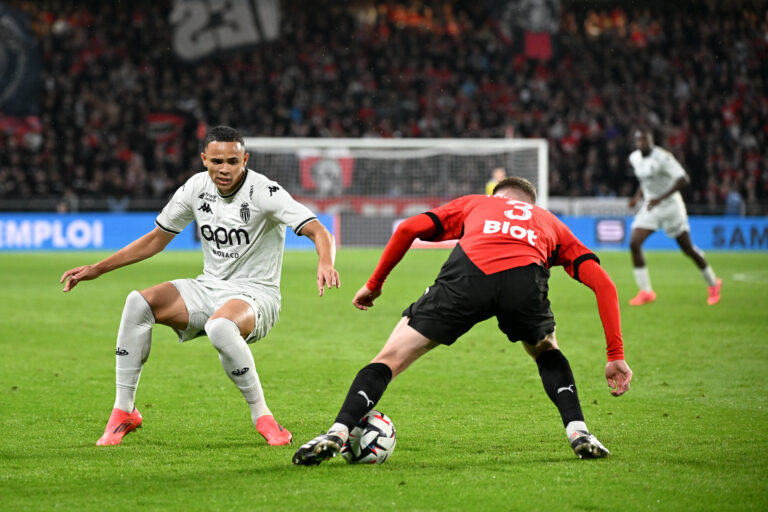 02 Vanderson DE OLIVEIRA CAMPOS (asm) during the Ligue 1 MCDonald&#039;s match between Rennes and Monaco at Roazhon Park on October 5, 2024 in Rennes, France. ((Photo by Christophe Saidi/FEP/Icon Sport/Sipa USA)
2024.10.05 Rennes
pilka nozna , Liga Francuska
Stade Rennes - AS Monaco
Foto Christophe Saidi/FEP/Icon Sport/SIPA USA/PressFocus

!!! POLAND ONLY !!!