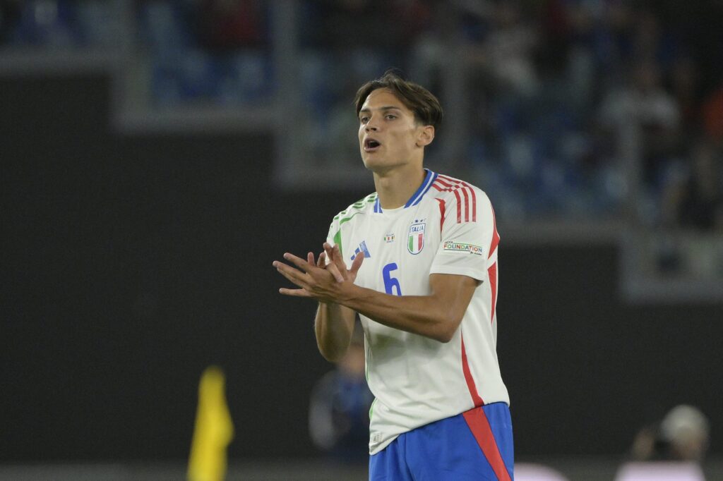 October 10, 2024, Roma, Italia: Italy&#039;s Samuele Ricci  during the UEFA Nations League 2024/25 Group 2 qualification football match between Italy and Belgium at the Olimpico stadium in Rome on October 10, 2021. (Photo by Fabrizio Corradetti / LaPresse) (Credit Image:  Fabrizio Corradetti/LaPresse via ZUMA Press) 
LIGA NARODOW UEFA PILKA NOZNA SEZON 2024/2025
WLOCHY v BELGIA
FOT. ZUMA/newspix.pl / 400mm.pl

POLAND ONLY !!!
---
newspix.pl / 400mm.pl