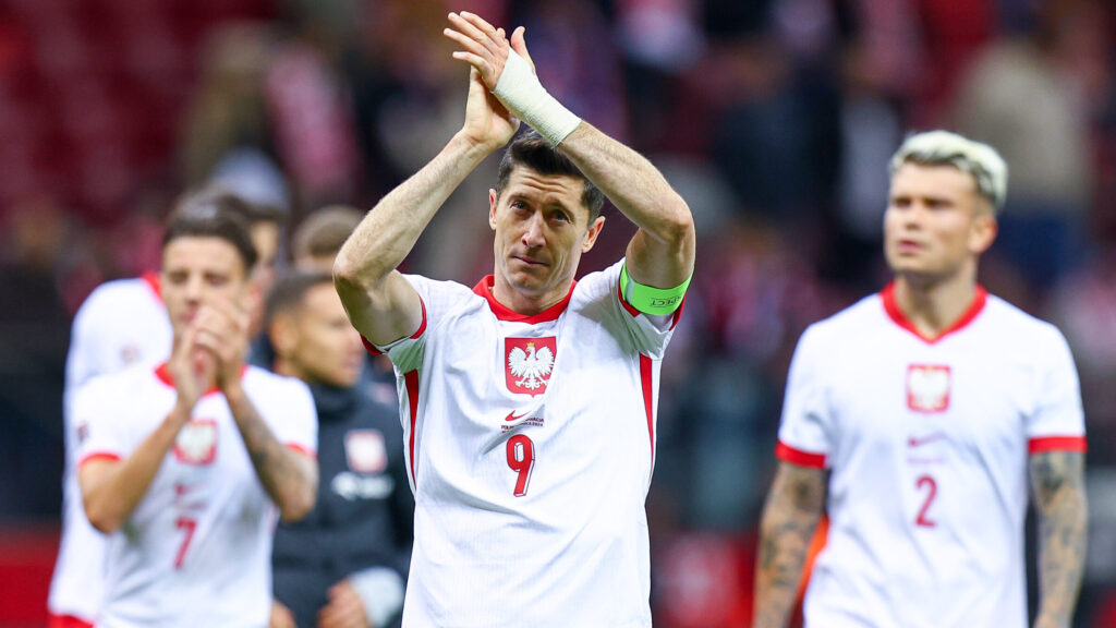 2024.10.15 Warszawa
pilka nozna UEFA Liga Narodow
Polska - Chorwacja
N/z Robert Lewandowski
Foto Pawel Andrachiewicz / PressFocus

2024.10.15 Warsaw
Football - UEFA Nations League
Poland - Croatia
Robert Lewandowski
Credit: Pawel Andrachiewicz / PressFocus