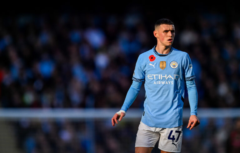 Phil Foden of Manchester City during the Premier League match at the Etihad Stadium, Manchester
Picture by Karl Vallantine/Focus Images Ltd 07712 695755
26/10/2024
2024.10.26 Manchester
Pilka nozna liga angielska
Manchester City - Southampton
Foto Karl Vallantine/Focus Images/MB Media/PressFocus

!!! POLAND ONLY !!!