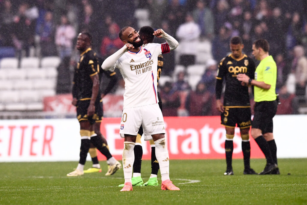 10 Alexandre LACAZETTE (ol) during the Ligue 1 Uber Eats match between Lyon and Monaco at Groupama Stadium on April 28, 2024 in Lyon, France.(Photo by Philippe Lecoeur/FEP/Icon Sport)
LIGA FRANCUSKA PILKA NOZNA SEZON 2023/2024
FOT. ICON SPORT/newspix.pl / 400mm.pl
POLAND ONLY!
---
newspix.pl / 400mm.pl