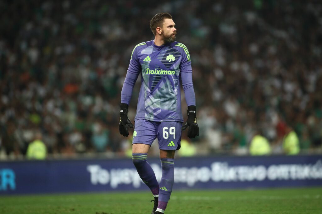 Bartlomiej Dragowski during the UEFA Europa Conference League qualification match between Panathinaikos and Lens at Athens Olympic Stadium on August 29, 2024 in Athens, Greece. (Photo by Icon Sport) 
KWALIFIKACJE LIGA KONFERENCJI EUROPY UEFA PILKA NOZNA SEZON 2024/2025
FOT. ICON SPORT/newspix.pl / 400mm.pl

POLAND ONLY !!!
---
newspix.pl / 400mm.pl