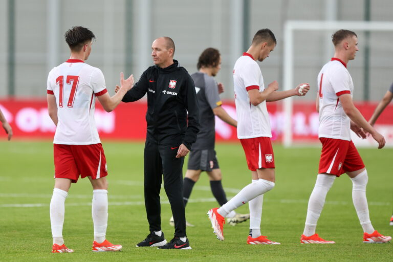 RADOM 01.06.2024
MIEDZYNARODOWY MECZ TOWARZYSKI U-21: POLSKA - MACEDONIA POLNOCNA 1:2 --- UNDER-21 INTERNATIONAL FRIENDLY FOOTBALL MATCH: POLAND - NORTH MACEDONIA 1:2
JAKUB LEWICKI  ADAM MAJEWSKI
FOT. PIOTR KUCZA/400mm.pl