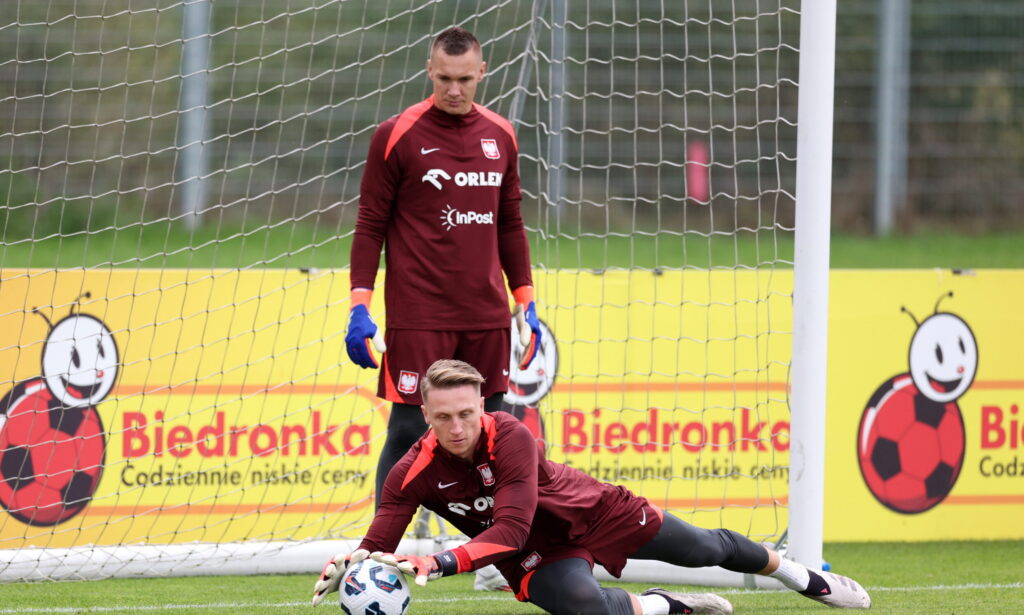 URSZULIN 09.10.2024
TRENING PILKARZY REPREZENTACJI POLSKI --- POLISH FOOTBALL NATIONAL TEAM TRAINING SESSION
MARCIN BULKA  LUKASZ SKORUPSKI
FOT. PIOTR KUCZA/400mm.pl