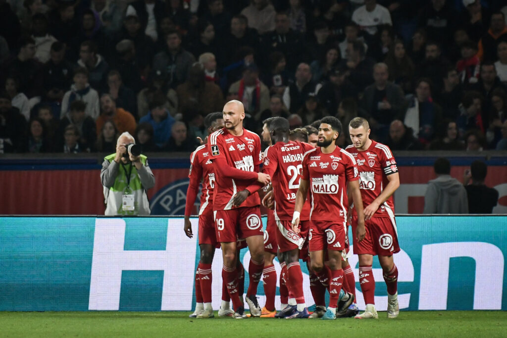 Stade Brestois‘ forward Del Castillo celebrates scoring a goal during the French L1 football match between Paris Saint-Germain and Stade Brestois 29 at the Parc des Princes stadium in Paris on September 14, 2024. Photo by Firas Abdullah/ABACAPRESS.COM
LIGA FRANCUSKA PILKA NOZNA SEZON 2024/2025
FOT. ABACA/newspix.pl / 400mm.pl
POLAND ONLY!
---
newspix.pl / 400mm.pl