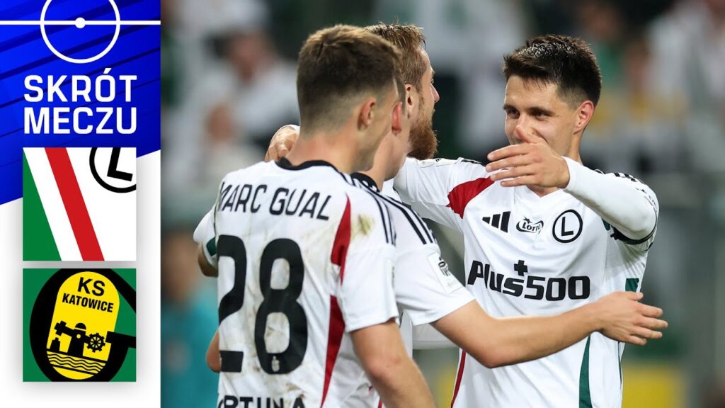 SKRÓT MECZU: Legia Warszawa 4:1 GKS Katowice