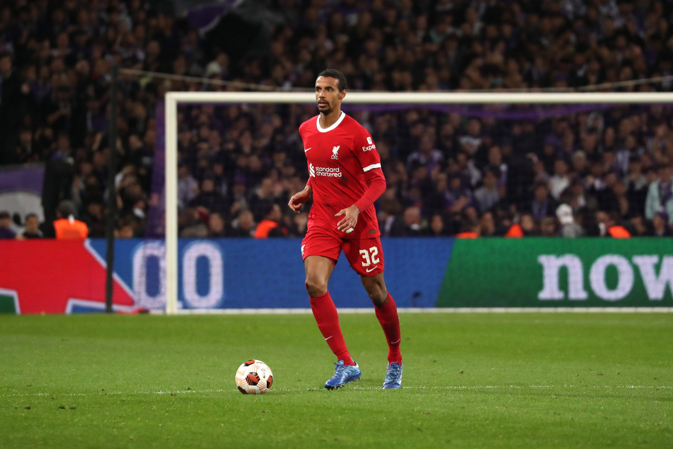 France - Toulouse FC vs Liverpool FC - 09/11/2023 FRANCE, TOULOUSE, NOVEMBER 09. Joel Matip of Liverpool during the UEFA Europa League group E football match between Toulouse FC and Liverpool FC on November 09, 2023 at Stadium Municipal in Toulouse, France. Photo by Manuel Blondeau/ AOP.Press Toulouse Stadium Municipal Occitanie France Copyright: x ManuelxBlondeau/AOP.Pressx AOP20231109 089,Image: 821083377, License: Rights-managed, Restrictions: , Model Release: no, Credit line: ©Manuel Blondeau/AOP.Press / imago sport / Forum