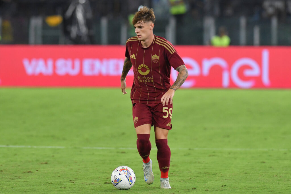 Soccer, Serie A match , Roma v Empoli Nicola Zalewski of AS Roma during the Serie A match between Roma v Empoli at Olympic stadium, Italy, Aug 25th, 2024. Copyright: xx,Image: 901740257, License: Rights-managed, Restrictions: , Model Release: no, Credit line: Imago-Images/Emmefoto / imago sport / Forum