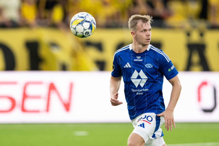 August 29, 2024, BoråS, SWEDEN: 240829 Eirik Haugan of Molde during the UEFA Europa League playoff between Elfsborg and Molde on August 29, 2024 in Borås. .Photo: JÃ¶rgen Jarnberger / BILDBYRÃ…N / COP 112 / JJ0394.fotboll football soccer fotball uefa europa league playoff elfsborg molde bbeng,Image: 902939961, License: Rights-managed, Restrictions: * Austria, Denmark, France, Finland, Norway, Sweden OUT *, Model Release: no, Credit line: JÃ–Rgen Jarnberger / Zuma Press / Forum