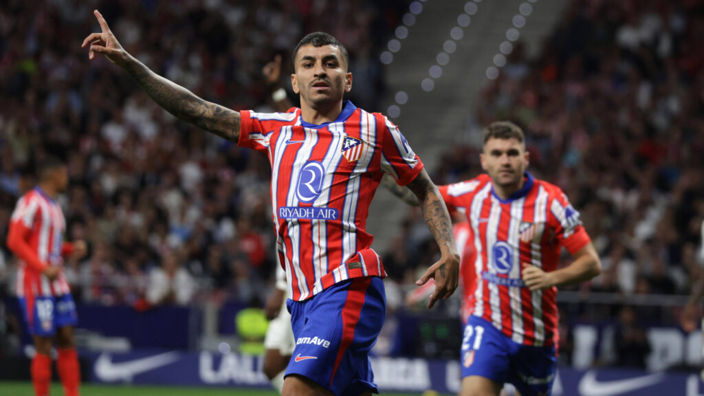 Spain - Atletico de Madrid vs Real Madrid CF - 29/09/2024 SPAIN, MADRID, SEPTEMBER 29. Angel Correa of Atletico de Madrid during the La Liga EA Sports football match between Atletico de Madrid and Real Madrid CF at Civitas Metropolitano on September 29, 2024 in Madrid, Spain. Photo by Manuel Blondeau/ AOP.Press Madrid Civitas Metropolitano Spain Copyright: x ManuelxBlondeau/AOP.Pressx AOP20240929 0029,Image: 914309760, License: Rights-managed, Restrictions: , Model Release: no, Credit line: ©Manuel Blondeau/AOP.Press / imago sport / Forum