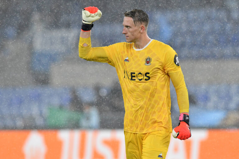 Soccer, Europa League second qualifying round , SS Lazio v OGC Nice Marcin Bulka of OGC Nice during the Europa League second qualifying round - 2nd leg match between SS Lazio v OGC Nice at Olympic stadium, Italy, Oct 03rd, 2024. Copyright: xx,Image: 916090035, License: Rights-managed, Restrictions: , Model Release: no, Credit line: Imago-Images/Emmefoto / imago sport / Forum