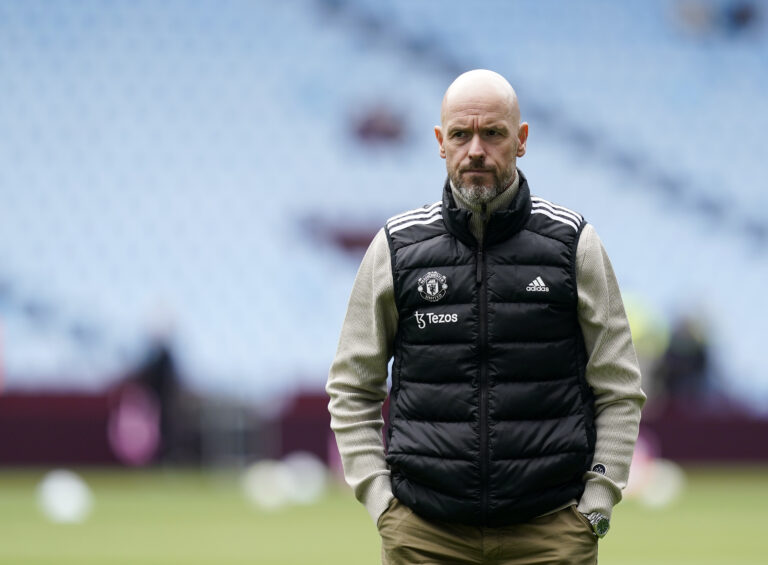 October 6, 2024, Birmingham: Birmingham, England, 6th October 2024. Erik ten Hag manager of Manchester United during the Premier League match at Villa Park, Birmingham.,Image: 917197519, License: Rights-managed, Restrictions: * United Kingdom Rights OUT *, Model Release: no, Credit line: Andrew Yates / Zuma Press / Forum