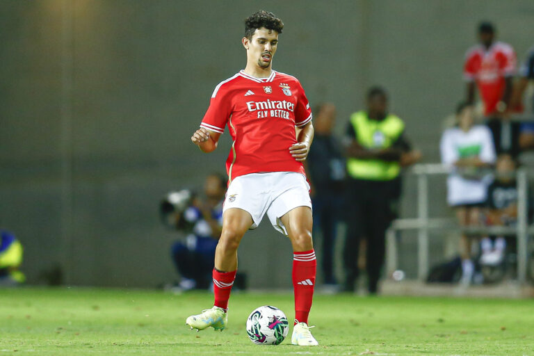 Tomas Araujo of Benfica  during the Algarve Cup match, between Al Nassr and Benfica played at Algarve Stadium on July 20 2023 in Faro, Spain. (Photo by Antonio Pozo / Pressinphoto)
2023.07.20 Faro
pilka nozna sparing
Al-Nassr - Benfica Lizbona
Foto Antonio Pozo / Pressinphoto/SIPA USA/PressFocus

!!! POLAND ONLY !!!