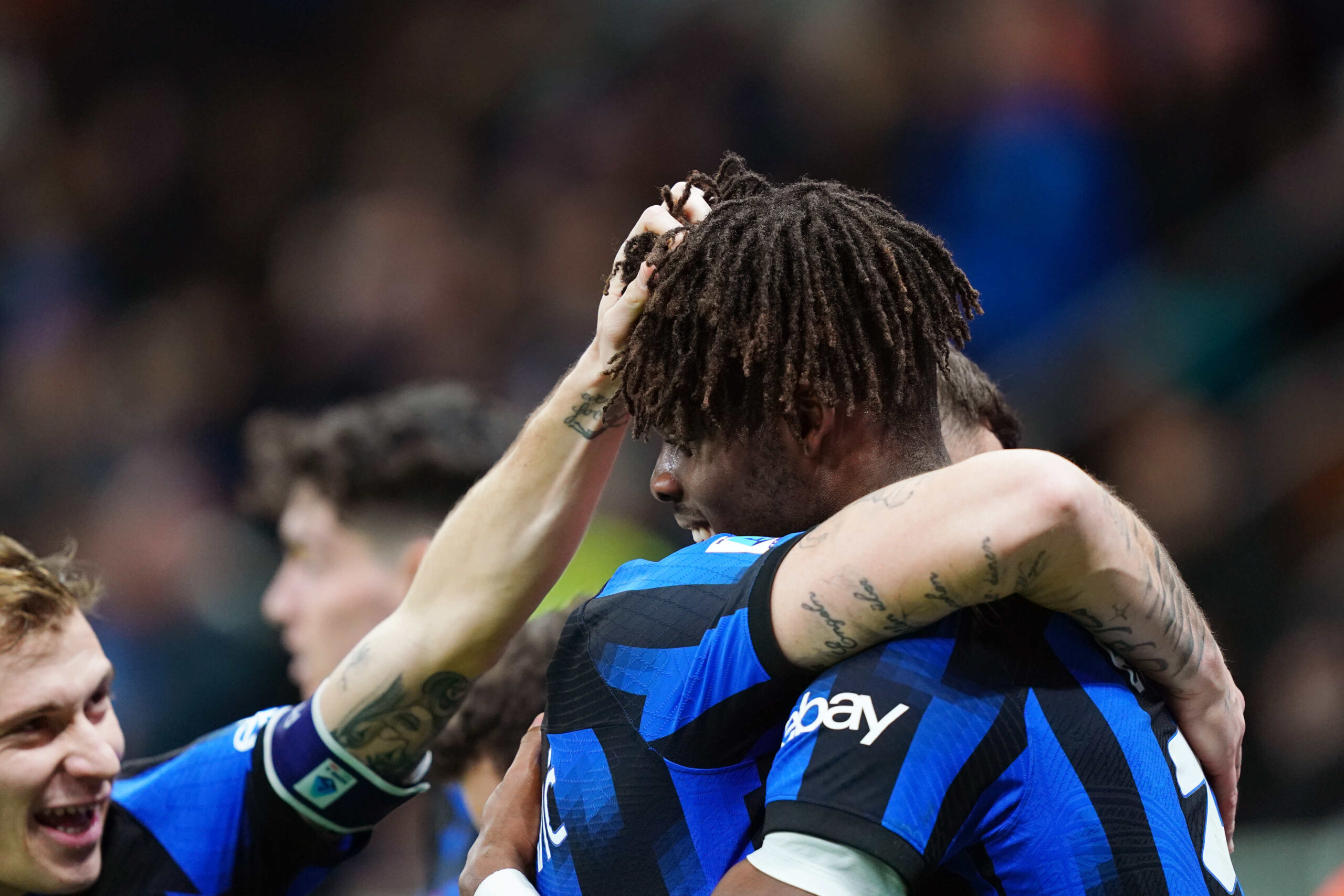 Foto Spada/LaPresse 23 Dicembre 2023 - Milano, Italia - sport, calcio - inter vs Lecce - Campionato italiano di calcio Serie A TIM 2023/2024 - Stadio San Siro. Nella foto: Yann Aurel Bisseck (FC Inter);esultanza dopo gol 1-0 

December 23  , 2023 Milan, Italy - sport, calcio - inter vs Lecce - Italian Serie A Football Championship 2023/2024 - San Siro Stadium. In the pic: Yann Aurel Bisseck (FC Inter); celebrates after scoring 1-0 (Photo by Spada/LaPresse/Sipa USA)
2023.12.23 Mediolan
pilka nozna liga wloska
Inter Mediolan - US Lecce
Foto Spada/LaPresse/SIPA USA/PressFocus

!!! POLAND ONLY !!!