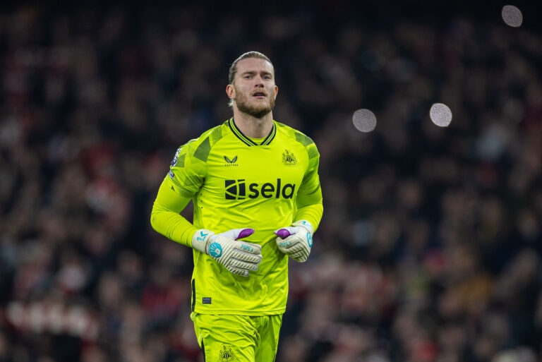 (240225) -- LONDON, Feb. 25, 2024 (Xinhua) -- Newcastle United&#039;s goalkeeper Loris Karius reacts during the English Premier League match between Arsenal and Newcastle United in London, Britain, Feb. 24, 2024. (Xinhua)
FOR EDITORIAL USE ONLY. NOT FOR SALE FOR MARKETING OR ADVERTISING CAMPAIGNS. NO USE WITH UNAUTHORIZED AUDIO, VIDEO, DATA, FIXTURE LISTS, CLUB/LEAGUE LOGOS OR &quot;LIVE&quot; SERVICES. ONLINE IN-MATCH USE LIMITED TO 45 IMAGES, NO VIDEO EMULATION. NO USE IN BETTING, GAMES OR SINGLE CLUB/LEAGUE/PLAYER PUBLICATIONS.

24.02.2024 LONDON
pilka nozna liga angielska
Arsenal - Newcastle United
FOTO Li Ying / Xinhua / PressFocus

POLAND ONLY!!