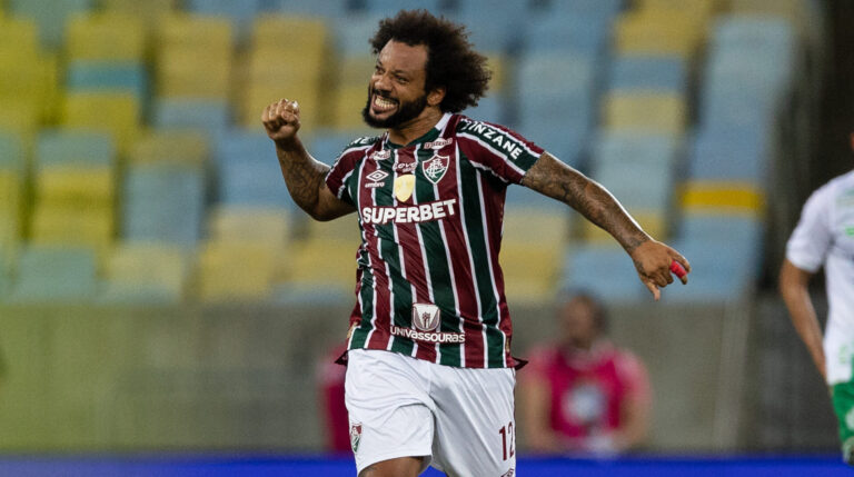 RIO DE JANEIRO, BRAZIL - JUNE 01: MARCELO of Fluminense celebrates after scoring the team&#039;s first goal during the match between Fluminense and Juventude as part of Brasileirao 2024 at Maracana Stadium on June 01, 2024 in Rio de Janeiro, Brazil. (Photo by /Sipa USA)
2024.06.01 Rio de Janeiro
pilka nozna liga brazylijska
Fluminense - Juventude
Foto Ruano Carneiro/SIPA USA/PressFocus

!!! POLAND ONLY !!!