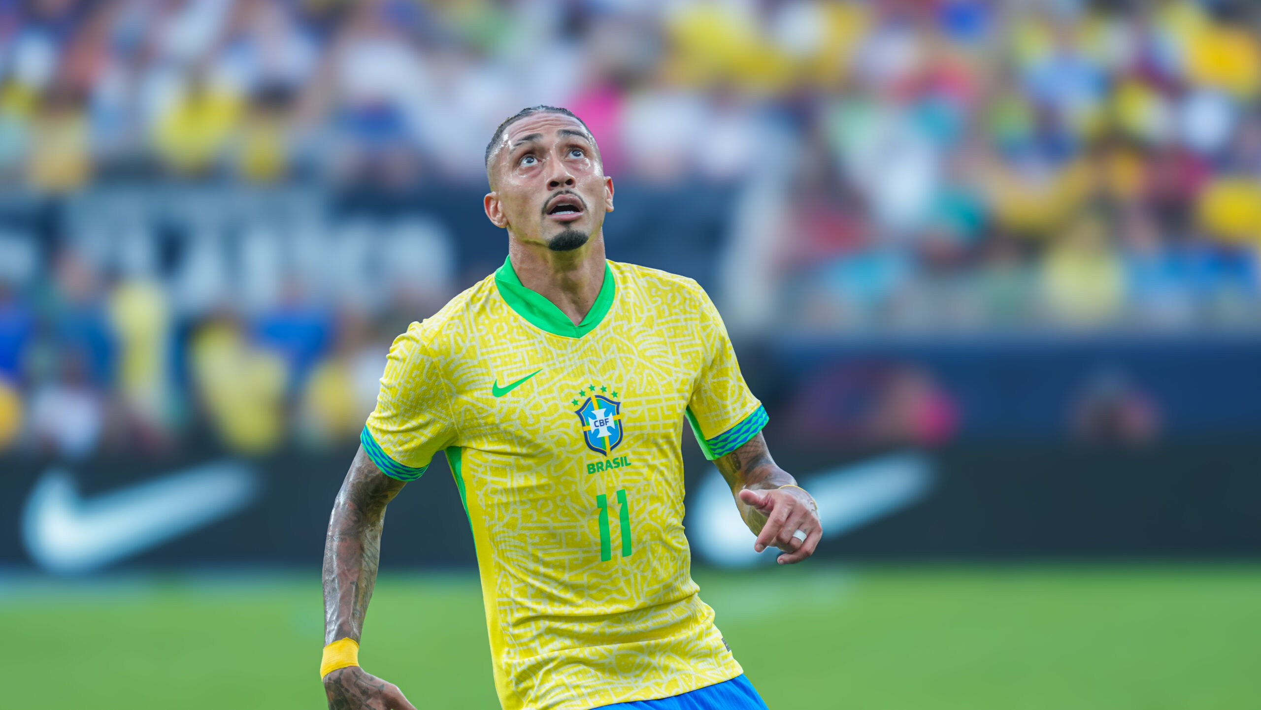 Orlando, Florida, June 12, 2024,  Brazil forward Raphinha #11 at Camping World Stadium.  (Photo by Marty Jean-Louis/Sipa USA)
2024.06.12 Orlando
pilka nozna , miedzynarodowy mecz towarzyski 
Stany Zjednoczone - Brazylia
Foto Marty Jean-Louis/SIPA USA/PressFocus

!!! POLAND ONLY !!!