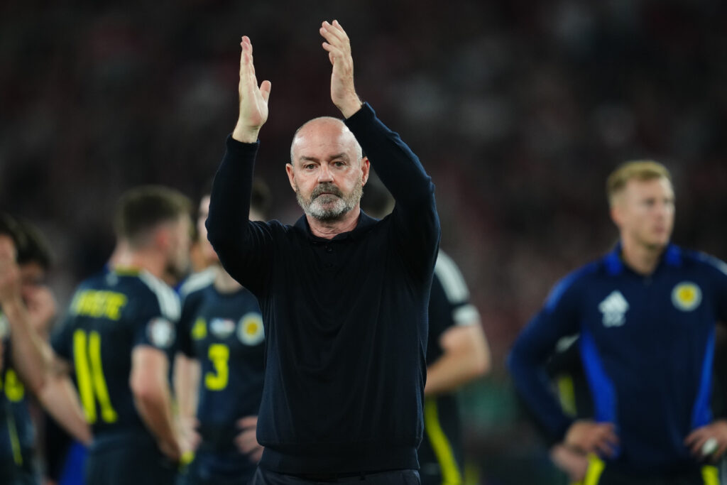 Scotland head coach Steve Clarke during the UEFA Euro 2024 match between Scotland and Hungary, Group A, date 3, played at Mercedes-Benz Arena Stadium on June 23, 2024 in Stuttgart, Germany. (Photo by Bagu Blanco / /Sipa USA)
2024.06.23 Stuttgart
pilka nozna Mistrzostwa Europy UEFA Euro 2024 
Szkocja - Wegry
Foto Bagu Blanco/pressinphoto/SIPA USA/PressFocus

!!! POLAND ONLY !!!