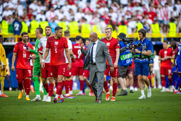 25.06.2024 DORTMUND, SIGNAL IDUNA PARK PILKA NOZNA (FOOTBALL), UEFA EURO 2024  MECZ FRANCJA - POLSKA ( FRANCE - POLAND ) NZ JAN BEDNAREK MICHAL PROBIERZ
FOTO LUKASZ SKWIOT/CYFRASPORT