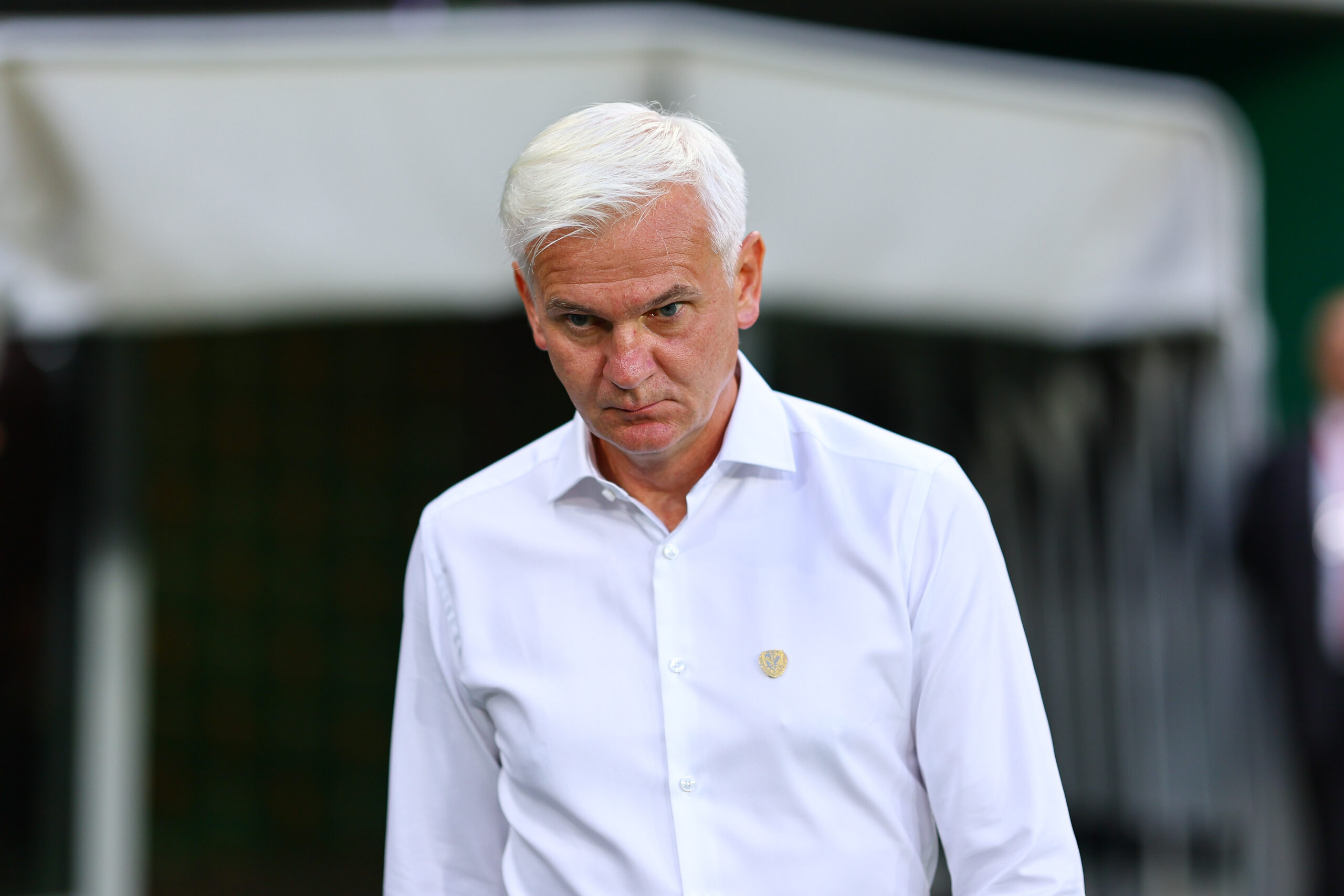 2024.08.01 Wroclaw
Pilka nozna 
UEFA Liga Konferencji
Slask Wroclaw - Ryga FC
N/z Jacek Magiera (trener, head coach)
Foto Pawel Andrachiewicz / PressFocus

2024.08.01 Wroclaw
Football 
UEFA Conference League
Slask Wroclaw - Riga FC
Jacek Magiera (trener, head coach)
Credit: Pawel Andrachiewicz / PressFocus