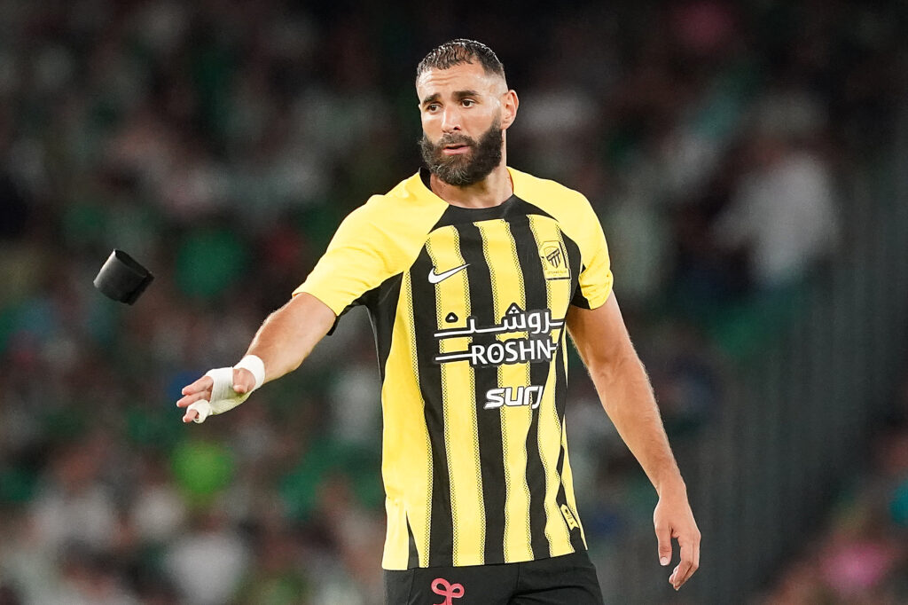 Al-Ittihad&#039;s Karim Benzema during friendly match. August 3,2024. (Photo by Acero/Alter Photos/Sipa USA)
2024.08.03 Sewilla
pilka nozna sparing mecz towarzyski
Betis Sewilla - Al-Ittihad
Foto AceroAlter Photos/SIPA USA/PressFocus

!!! POLAND ONLY !!!