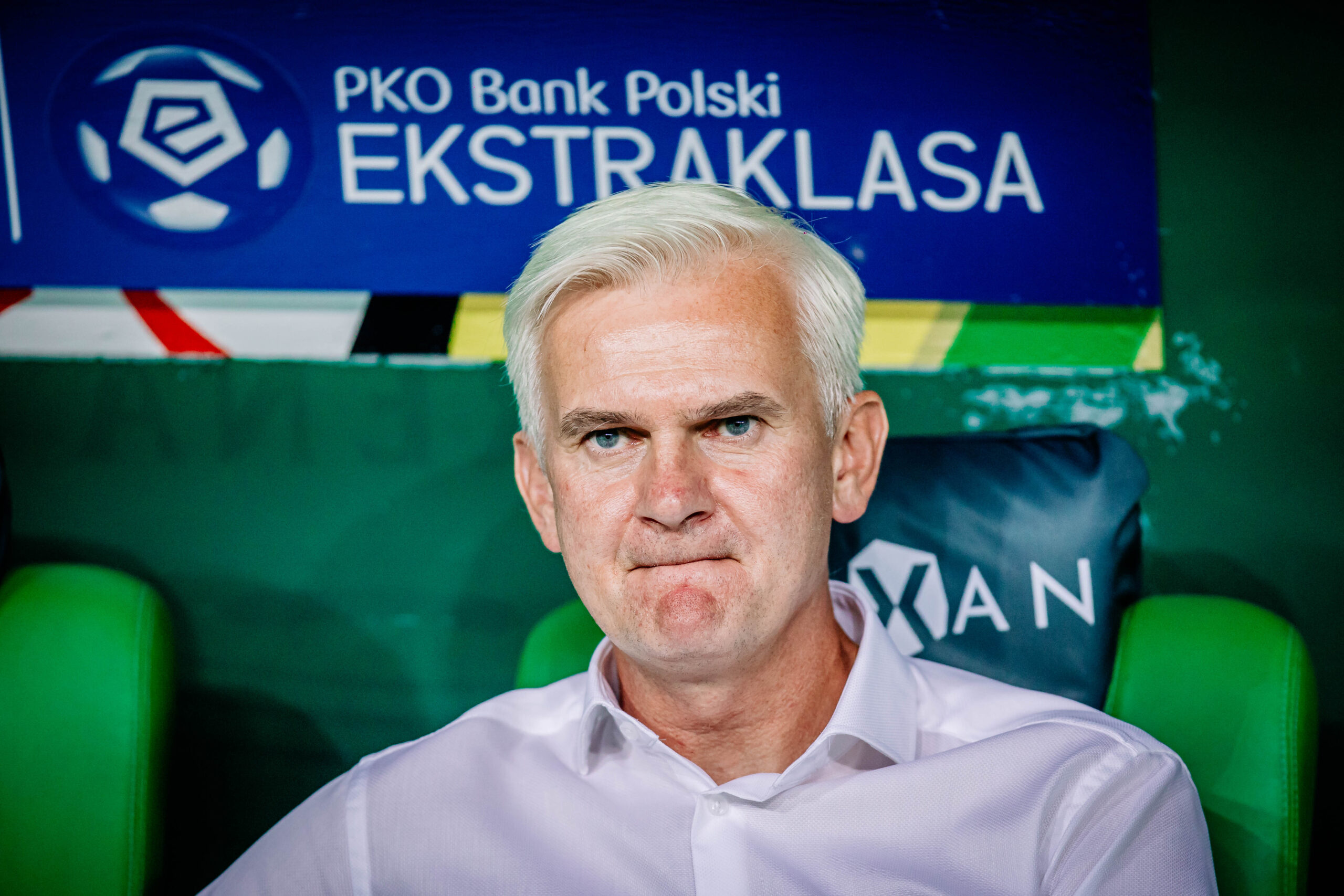 2024.08.15 Wroclaw
Pilka nozna, Liga Konferencji UEFA, trzecia runda eliminacyjna
Slask Wroclaw - St. Gallen
N/z coach trener Jacek Magiera
Foto Mateusz Porzucek PressFocus

2024.08.15 Wroclaw
Football, UEFA Conference League 2024/2025, Third qualifying round
Slask Wroclaw - St. Gallen
coach trener Jacek Magiera
Credit: Mateusz Porzucek PressFocus