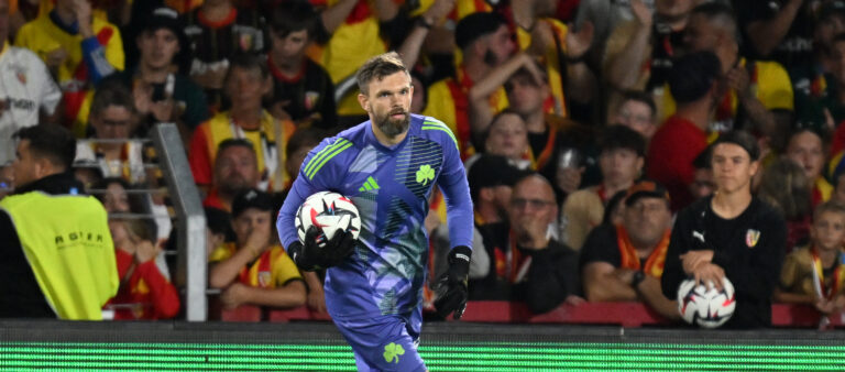 goalkeeper Bartlomiej Dragowski (69) of Panathinaikos pictured during the Conference League play off first leg game in the 2024-2025 season between Racing Club de Lens and Panathinaikos on August 22 , 2024 in Lens, France. (Photo by David Catry / Sportpix )
2024.08.22 Lens
pilka nozna liga konferencji
RC Lens - Panathinaikos
Foto David Catry/SIPA USA/PressFocus

!!! POLAND ONLY !!!