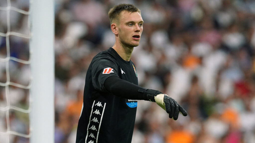 Real Valladolid&#039;s Karl Hein during La Liga match. August 25, 2024. (Photo by Acero/Alter Photos/Sipa USA)
2024.08.25 Madryt
pilka nozna liga hiszpanska
Real Madryt - Real Valladolid
Foto Acero/Alter Photos/SIPA USA/PressFocus

!!! POLAND ONLY !!!