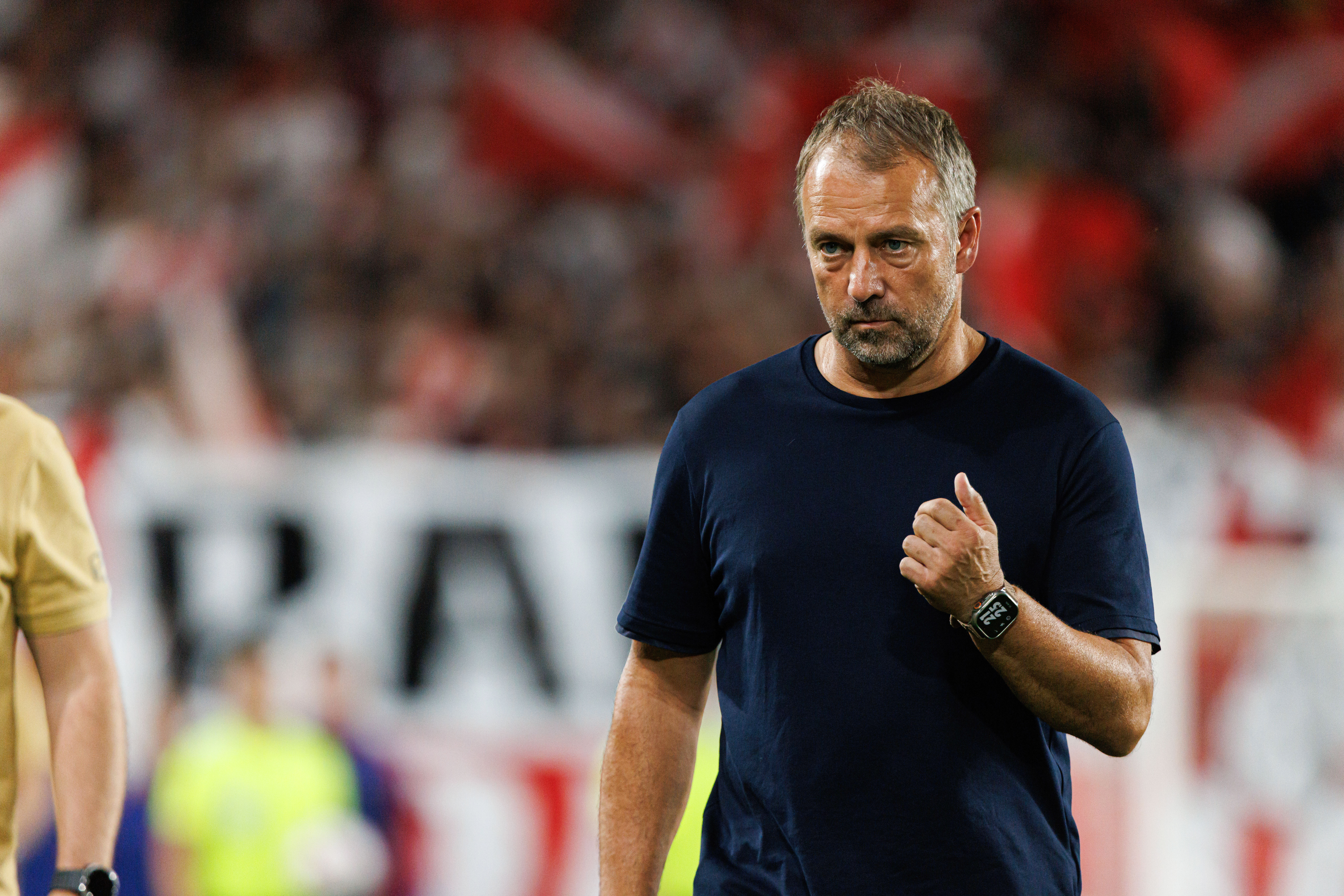 Coach Hansi Flick (FC Barcelona) seen during the LaLiga EA SPORTS game between teams of Rayo Vallecano and FC Barcelona at Estadio de Vallecas. Rayo Vallecano vs FC Barcelona, final score 1:2 (Photo by Maciej Rogowski / SOPA Images/Sipa USA)
2024.08.27 Madryt
pilka nozna , liga hiszpanska
Rayo Vallecano - FC Barcelona
Foto Maciej Rogowski/SOPA Images/SIPA USA/PressFocus

!!! POLAND ONLY !!!