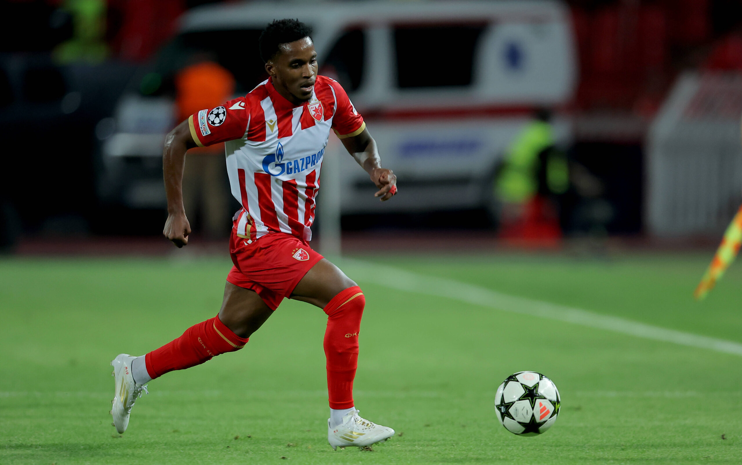 Joao Felicio Mendes Milson  during the UEFA Champions League match between Crvena Zvezda and Benfica in Belgrade, Serbia on Sept. 19, 2024.//MILOSAVLJEVIC_SIPA.33457/Credit:Pedja Milosavljevic/SIPA/2409201025
2024.09.20 Belgrad
pilka nozna Liga Mistrzow
Crvena Zvezda - Benfica Lizbona
Foto Pedja Milosavljevic/SIPA/PressFocus

!!! POLAND ONLY !!!