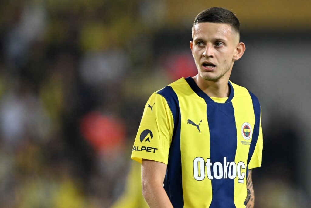 9/21/2024 - ISTANBUL - Sebastian Szymanski of Fenerbahce SK during the Turkish Superlig match between Fenerbahce AS and Galatasaray SK at Ulker Stadium on Sept. 21, 2024 in Istanbul, Turkey. ANP | Hollandse Hoogte | Gerrit van Keulen /ANP/Sipa USA
2024.09.21 Stambul
pilka nozna liga turecka
Fenerbahce Stambul - Galatasaray Stambul
Foto ANP/SIPA USA/PressFocus

!!! POLAND ONLY !!!