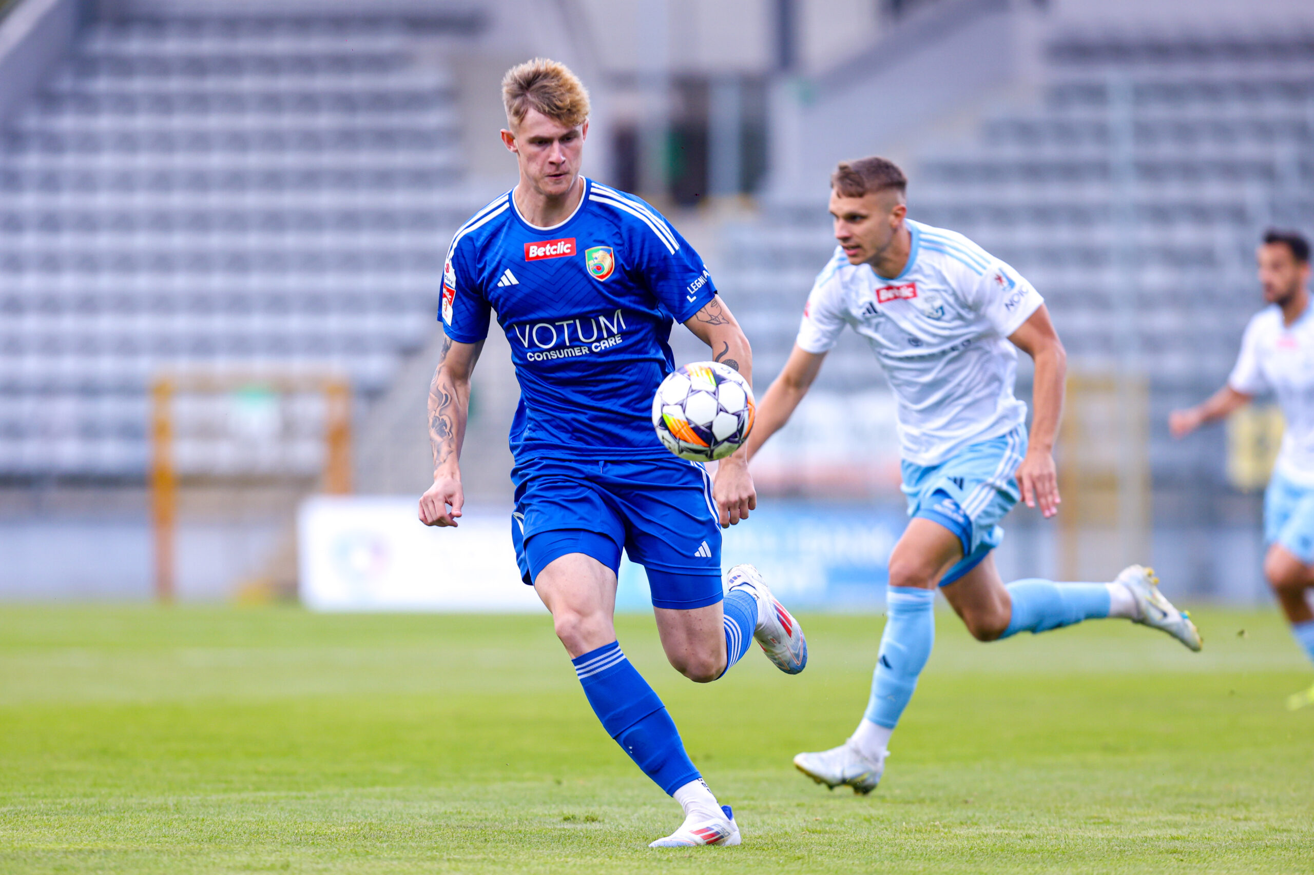 2024.09.29 Legnica
pilka nozna Betclic I Liga, sezon 2024/2025
Miedz Legnica - Kotwica Kolobrzeg
N/z Wiktor Bogacz
Foto Mateusz Porzucek PressFocus

2024.09.29 Legnica
Football - Polish first league season 2024/2025
Miedz Legnica - Kotwica Kolobrzeg
Wiktor Bogacz
Credit: Mateusz Porzucek PressFocus