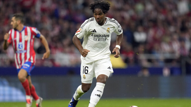 Endrick of Real Madrid CF during the La Liga EA Sports match between Atletico de Madrid and Real Madrid CF played at Civitas Metropolitano Stadium on September 29, 2024 in Madrid, Spain. (Photo by Juan Perez / PRESSINPHOTO)
2024.09.29 Madryt
pilka nozna Liga Hiszpanska
Atletico Madryt - Real Madryt
Foto Juan Perez/pressinphoto/SIPA USA/PressFocus

!!! POLAND ONLY !!!