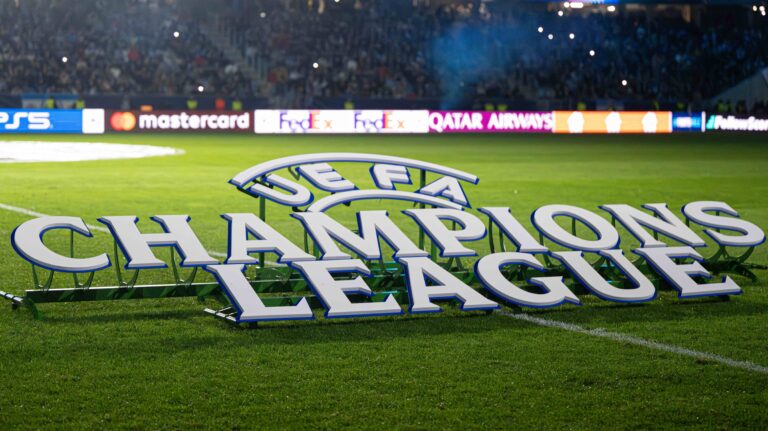 UEFA Champions league banner before UEFA Champions league match, SK Slovan Bratislava - Manchester City , 01. october 2024 Copyright: xMICHALxFAJTx FAJ_5742-Enhanced-NR
2024.10.01 Bratyslawa
pilka nozna liga mistrzow
Slovan Bratyslawa - Manchester City
Foto IMAGO/PressFocus

!!! POLAND ONLY !!!