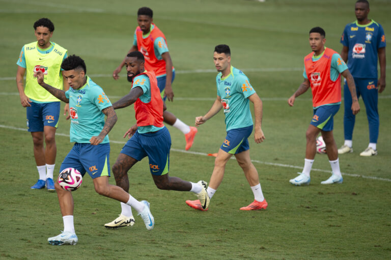 SP - SAO PAULO - 10/08/2024 - BRAZIL, TRAINING - Igor Jesus, player of Brazil, during training at the CT Academia de Futebol Training Center. Photo: Anderson Romao/AGIF (Photo by Anderson Romao/AGIF/Sipa USA)
2024.10.08 Sao Paulo
pilka nozna reprezentacja Brazylii , Brazylia
Trening reprezentacji Brazylii
Foto Anderson Romao/AGIF/SIPA USA/PressFocus

!!! POLAND ONLY !!!