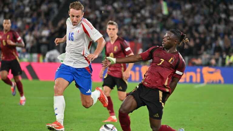 Davide Frattesi during Uefa Nations League 2025 men football match between Italy - Belgium at Olimpico stadium, Italy  (Felice De Martino / SPP) (Photo by Felice De Martino / SPP/Sipa USA)
2024.10.10 Roma
pilka nozna liga narodow
Wlochy - Belgia
Foto Felice De Martino / SPP/SIPA USA/PressFocus

!!! POLAND ONLY !!!