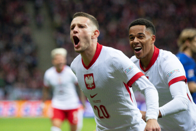 2024.10.15 Warszawa
pilka nozna Liga Narodow
Polska - Chorwacja
N/z Sebastian Szymanski Michael Ameyaw
Foto Pawel Bejnarowicz / PressFocus

2024.10.15 Warszawa
football UEFA Nations League
Sebastian Szymanski Michael Ameyaw
Credit: Pawel Bejnarowicz / PressFocus