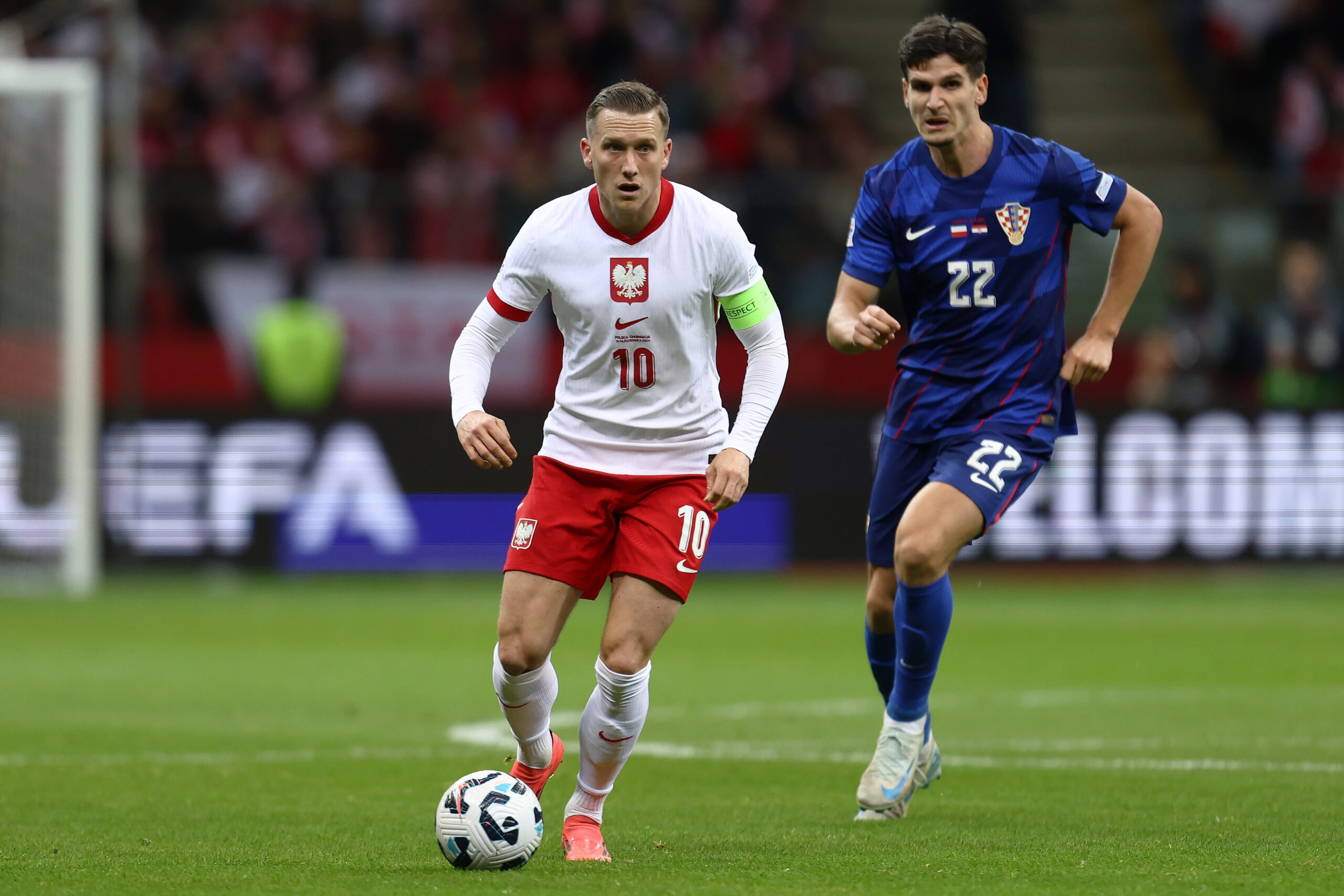 2024.10.15 Warszawa Pilka nozna Liga Narodow UEFA Polska - Chorwacja N/z Piotr Zielinski Igor Matanovic Foto Piotr Matusewicz / PressFocus

2024.10.15 Warszawa
Football UEFA Nations League
Poland - Croatia
Piotr Zielinski Igor Matanovic 
Credit: Piotr Matusewicz / PressFocus