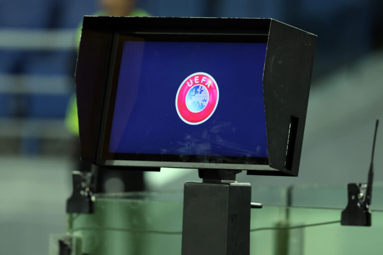 Rome, Italy 24.10.2024: Monitor Var during the Uefa Europa League 2024-2025, day 3, football match between AS Roma vs Dynamo Kiev at Olympic Stadium in Rome. (Photo by Marco Iacobucci/IPA Sport / ipa-/IPA/Sipa USA)
2024.10.24 Rzym
pilka nozna liga europy
AS Roma - Dynamo Kijow
Foto IPA/SIPA USA/PressFocus

!!! POLAND ONLY !!!