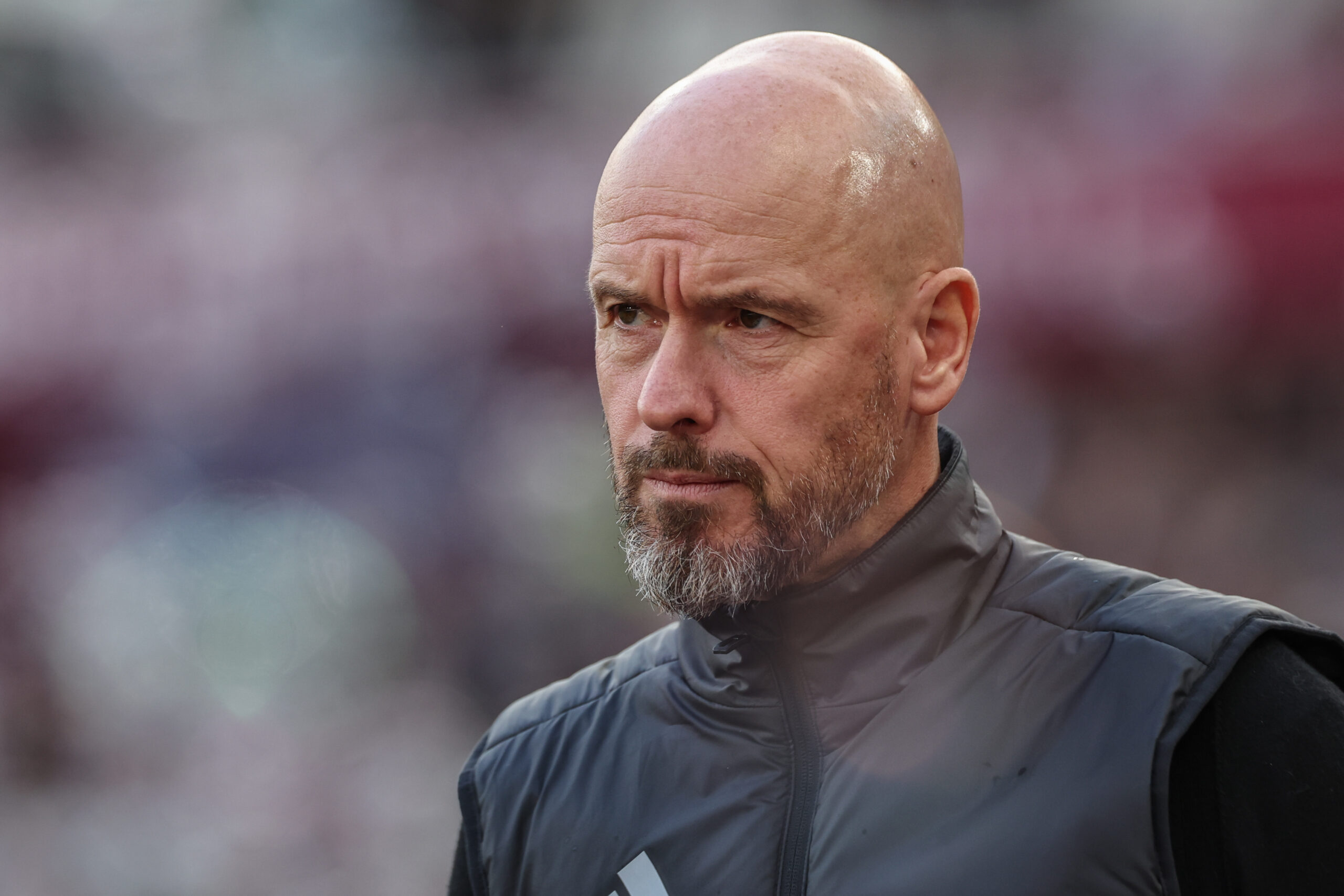 Erik ten Hag manager of Manchester United during the Premier League match West Ham United vs Manchester United at London Stadium, London, United Kingdom, 27th October 2024

(Photo by Mark Cosgrove/News Images) in London, United Kingdom on 10/27/2024. (Photo by Mark Cosgrove/News Images/Sipa USA)
2024.10.27 Londyn
pilka nozna liga angielska
West Ham United - Manchester United
Foto Mark Cosgrove/News Images/SIPA USA/PressFocus

!!! POLAND ONLY !!!