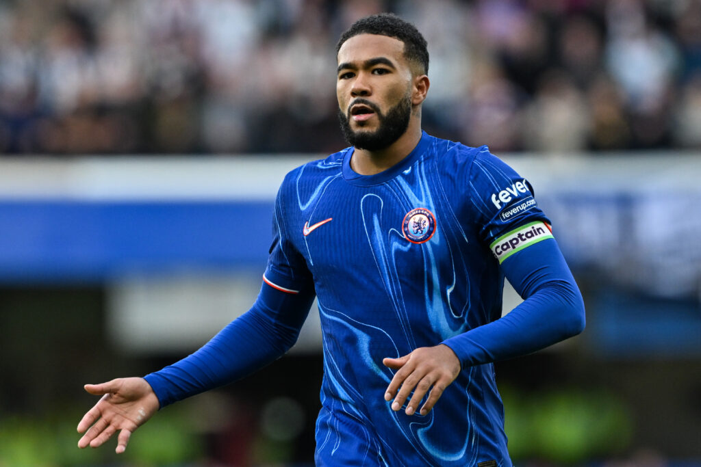 Reece James of Chelsea during the Premier League match Chelsea vs Newcastle United at Stamford Bridge, London, United Kingdom, 27th October 2024

(Photo by Cody Froggatt/News Images) in London, United Kingdom on 10/27/2024. (Photo by Cody Froggatt/News Images/Sipa USA)
2024.10.27 Londyn
pilka nozna liga angielska
Chelsea Londyn - Newcastle United
Foto Cody Froggatt/News Images/SIPA USA/PressFocus

!!! POLAND ONLY !!!