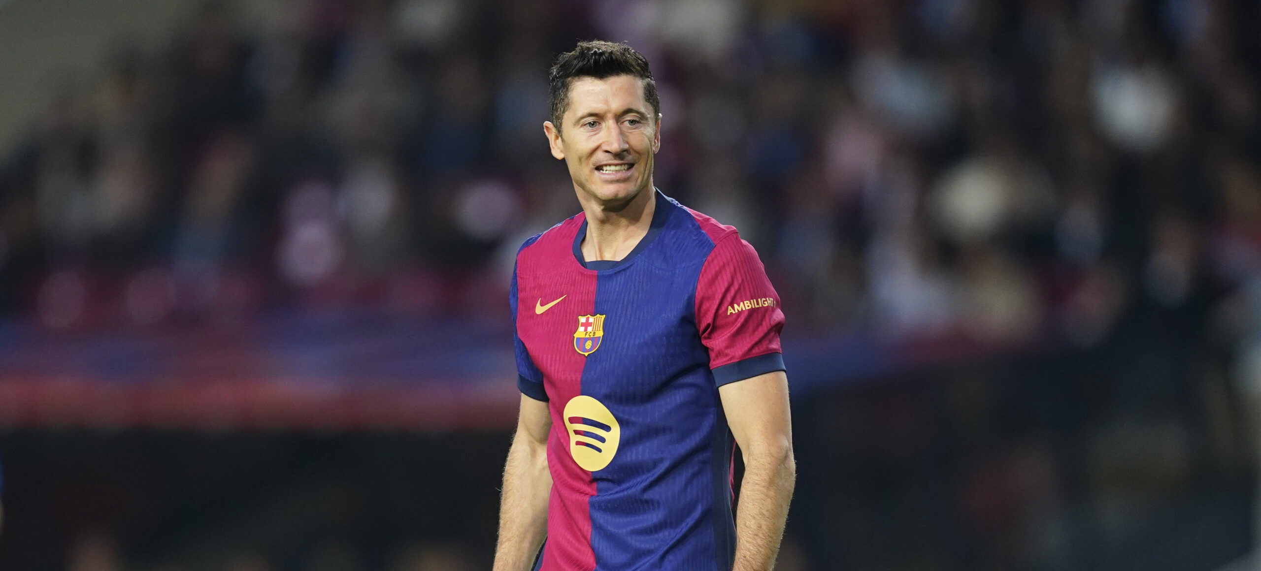 Robert Lewandowski of FC Barcelona during the La Liga EA Sports match between FC Barcelona and RCD Espanyol played at Lluis Companys Stadium on November 3, 2024 in Barcelona, Spain. (Photo by Sergio Ruiz / Imago)  (Photo by pressinphoto/Sipa USA)
2024.11.03 Barcelona
pilka nozna liga hiszpanska
FC Barcelona - RCD Espanyol
Foto pressinphoto/SIPA USA/PressFocus

!!! POLAND ONLY !!!