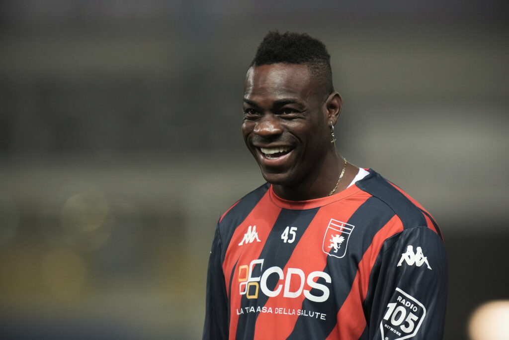 GenoaÕs Mario Balotelli in action during Genoa warm up during the Serie A Enilive 2024/2025 match between Parma and Genoa - Serie A Enilive at Ennio Tardini Stadium - Sport, Soccer - Parma, Italy - Monday November 4, 2024 (Photo by Massimo Paolone/LaPresse) (Photo by Massimo Paolone/LaPresse/Sipa USA)
2024.11.04 Parma
pilka nozna liga wloska
Parma - Genoa
Foto LaPresse/SIPA USA/PressFocus

!!! POLAND ONLY !!!