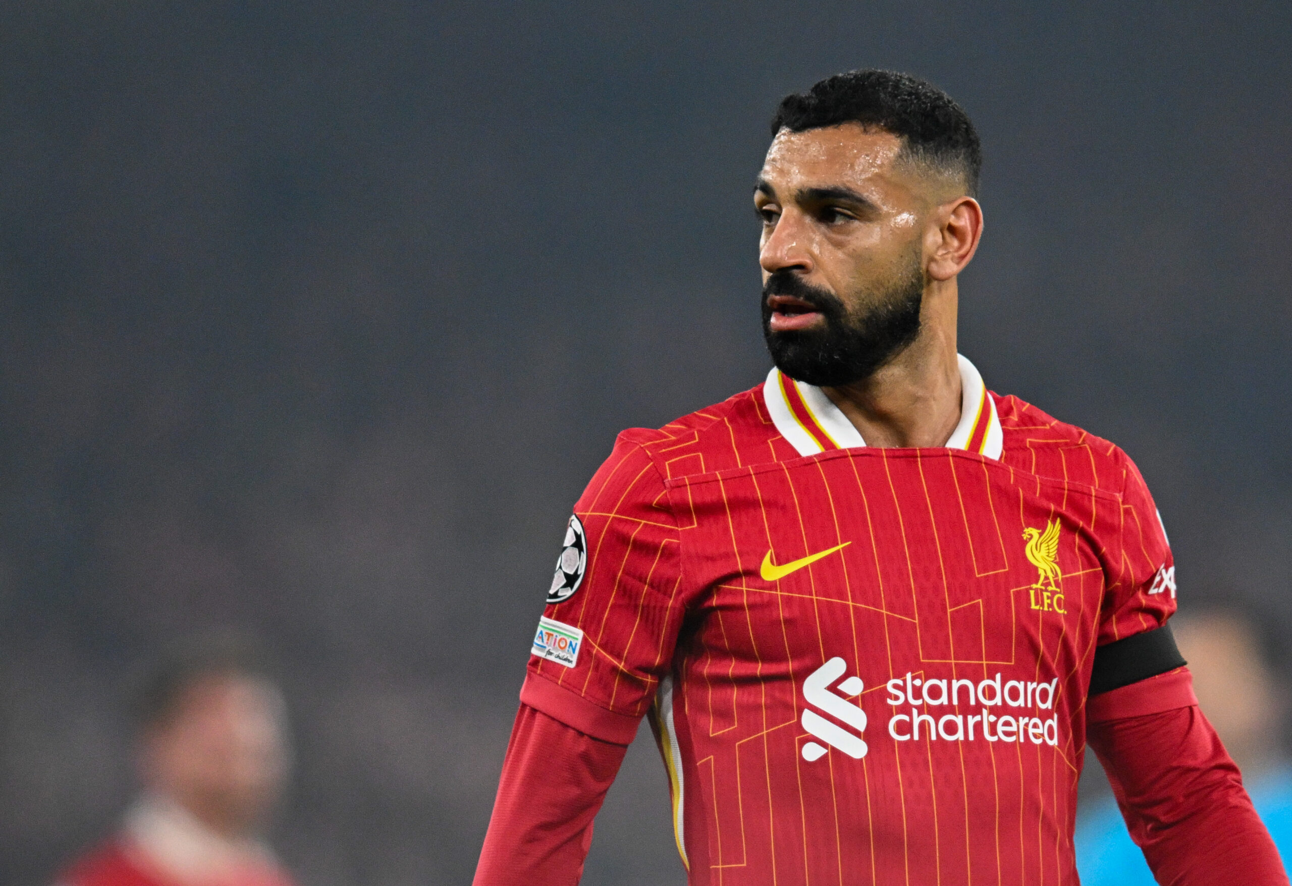 Mo Salah of Liverpool during the UEFA Champions League match at Anfield, Liverpool
Picture by Karl Vallantine/Focus Images Ltd 07712 695755
05/11/2024
2024.11.05 Liverpool
Pilka nozna liga mistrzow
FC Liverpool - Bayer Leverkusen
Foto Karl Vallantine/Focus Images/MB Media/PressFocus

!!! POLAND ONLY !!!