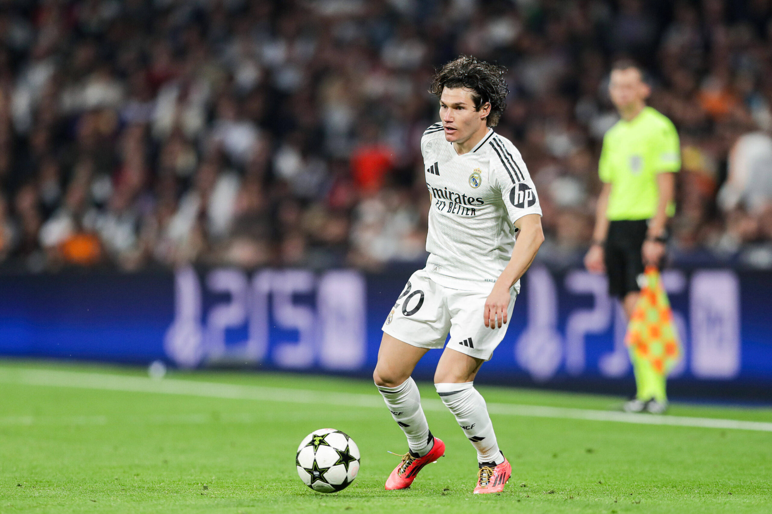 Fran Garcia of Real Madrid seen in action during the UEFA Champions League match between Real Madrid and AC Milan at Estadio Santiago Bernabeu. Final Score; Real Madrid 1:3 AC Milan. - Grzegorz Wajda / SOPA Images//SOPAIMAGES_RMAACM_05112024_14/Credit:SOPA Images/SIPA/2411070833

05.11.2024 Madrid
pilka nozna liga mistrzow
Real Madryt - AC Milan
Foto SOPA Images/SIPA / Sipa / PressFocus 
POLAND ONLY!!